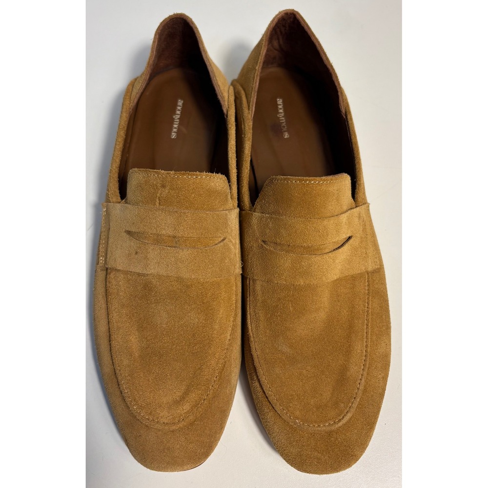 Brown Suede Loafers